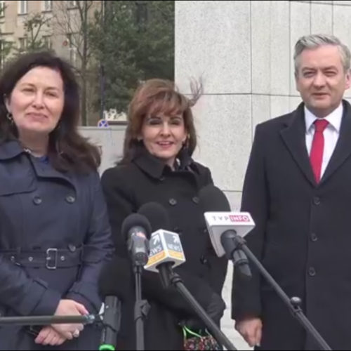 konferencja Konferencja prasowa przed posiedzeniem Senatu ws. tarczy „antykryzysowej”