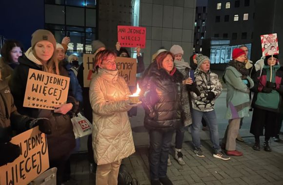 Milczący protest w Reykjaviku